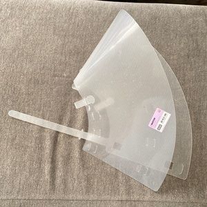 Plastic dog collar cone